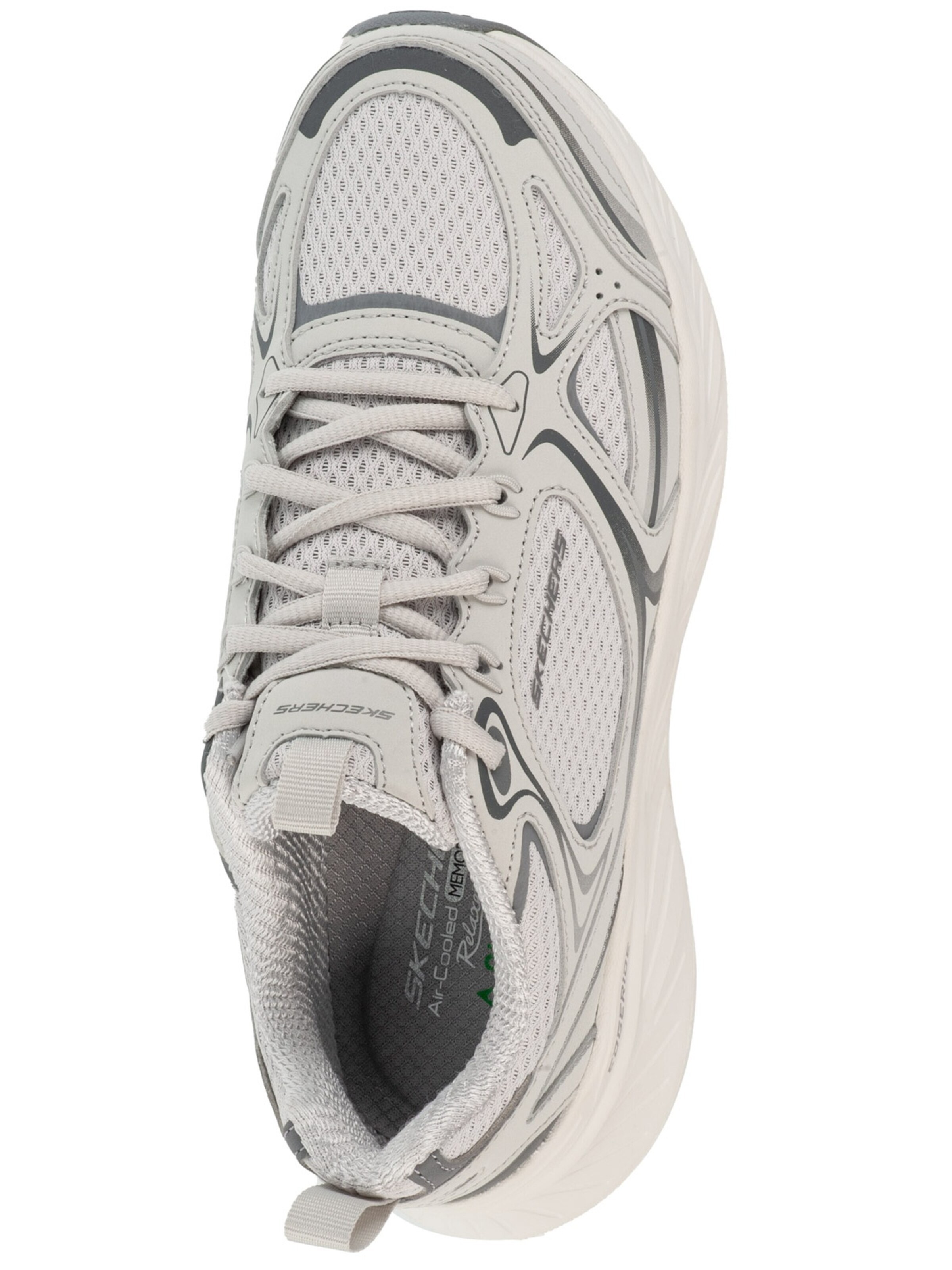SKECHERS Sneakers laag 'Skechers Edgeride - Silver Eclipse' in Grijs