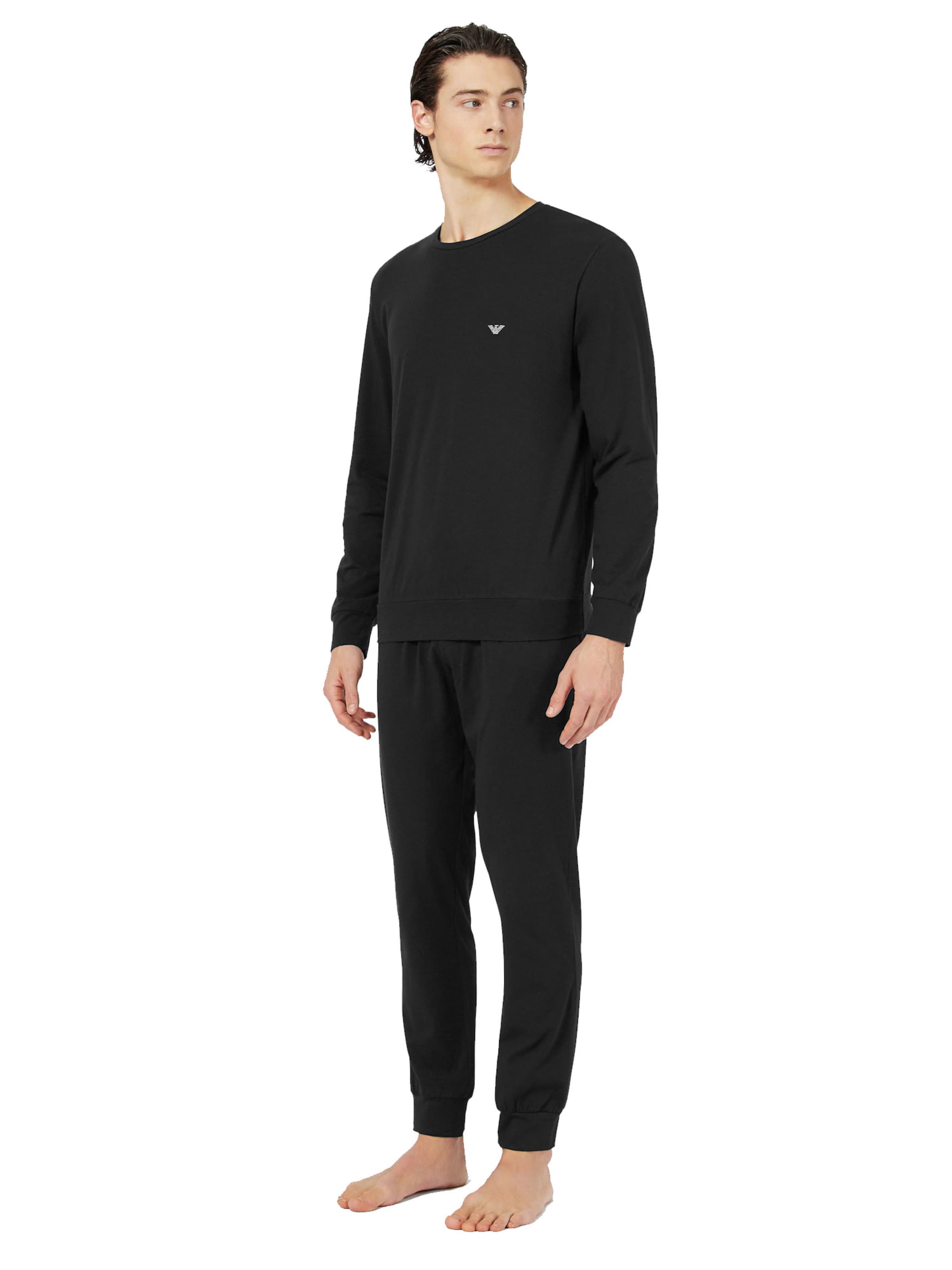 Emporio Armani Dlhé pyžamo - Čierna