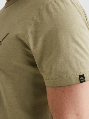 Maglietta 'T-shirt in jersey with rugged artwork on the chest' di PME Legend in verde
