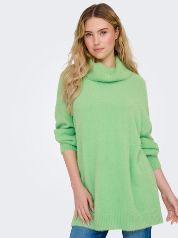 ONLY Trui 'Piumo' in Groen