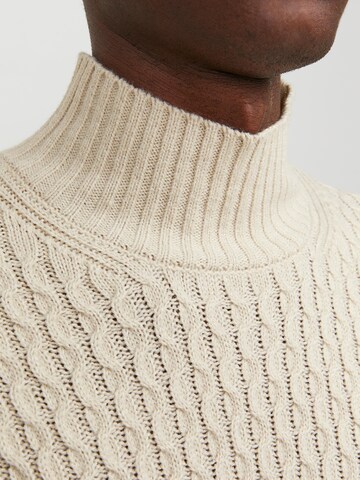 JACK & JONES Sweater 'COSY' in Beige