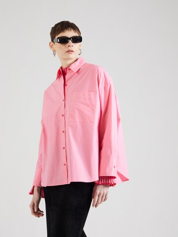 HUGO Bluse 'Exifa' in Pink: predná strana