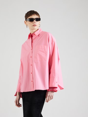 HUGO Red Blouse 'Exifa' in Pink: front