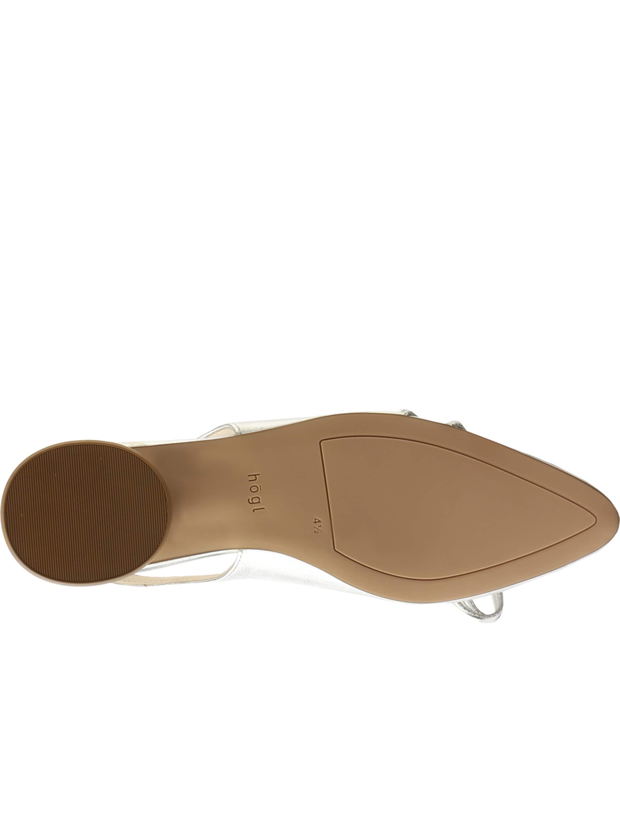 Ballerines à lanières 'LOTTA' Högl en argent