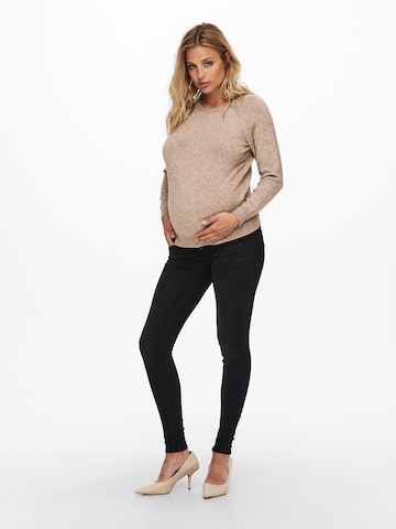 Only Maternity - Jersey 'Lesly' en beige