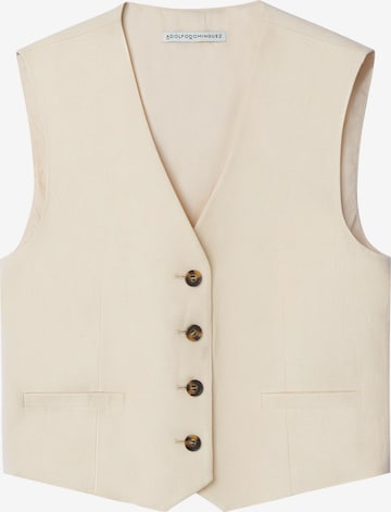 Adolfo Dominguez Dressvest i beige: forside