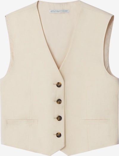 Adolfo Dominguez Suit vest in Cream, Item view