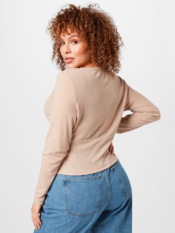 ABOUT YOU Curvy Shirt 'Cettina' in Grey