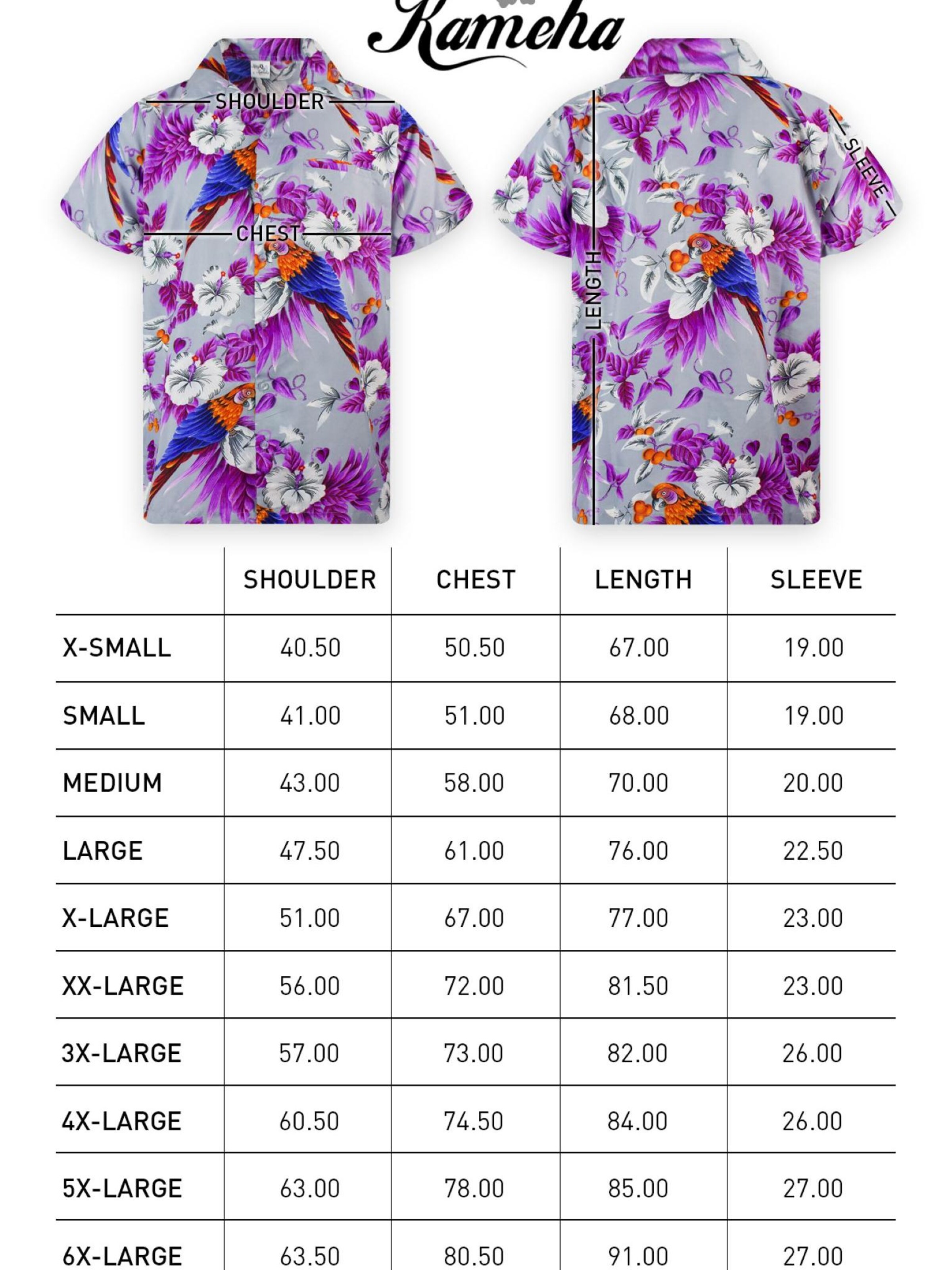 King Kameha Shirt 'Cherryparrot' in Grey