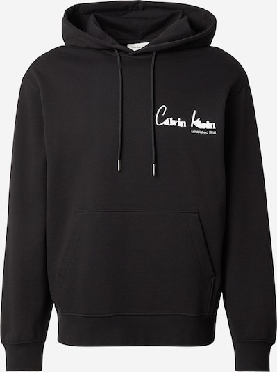 Calvin Klein Jeans Sweater majica veličine XS u crna / bijela, Pregled proizvoda