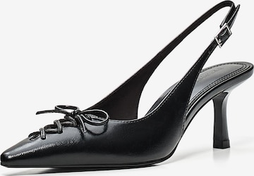 Bershka Slingback Pumps in Black: front