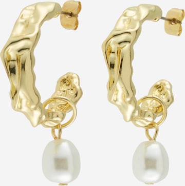 PIECES Earrings 'FPMARINA' in Gold: front