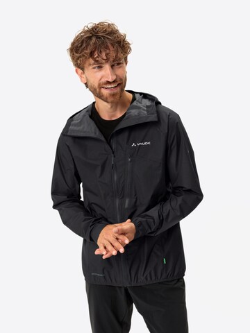 VAUDE Outdoor jacket in Black: front