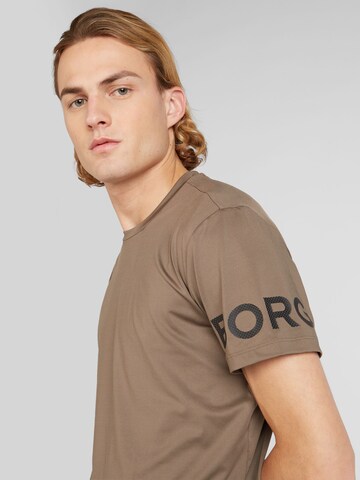 BJÖRN BORG Functioneel shirt in Bruin