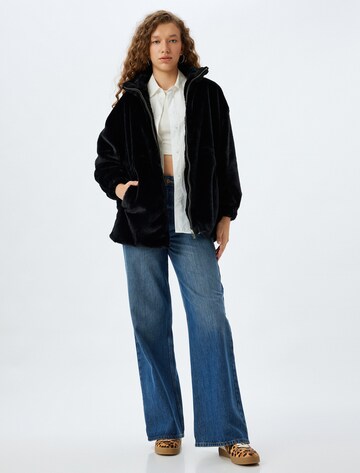 Koton Between-Season Jacket in Black