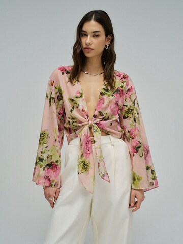 Chemisier Salsa Jeans en orange : devant