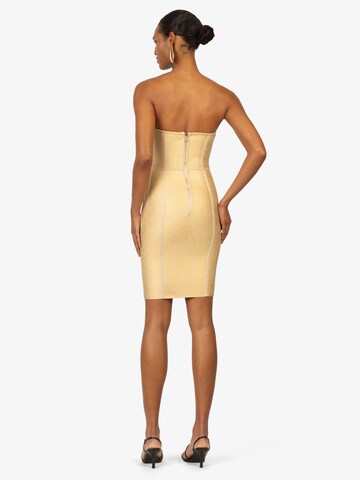Kraimod Etuikleid in Gold