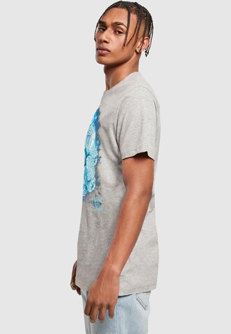 pilka Mister Tee Marškinėliai 'Ice Rings'