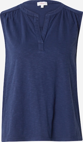 Camicia da donna di s.Oliver in blu: frontale