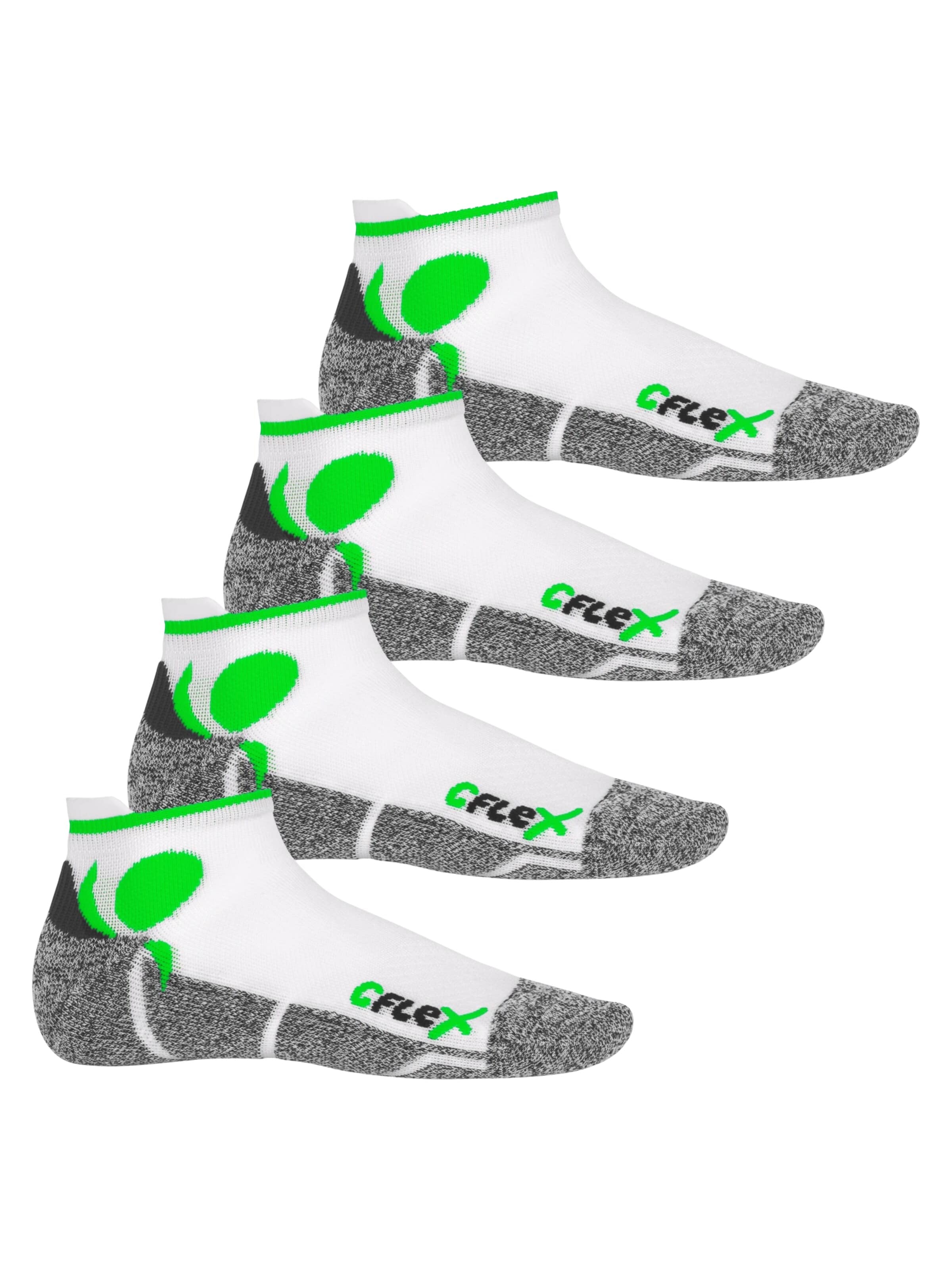 cflex Athletic Socks 'Running' in Green: front