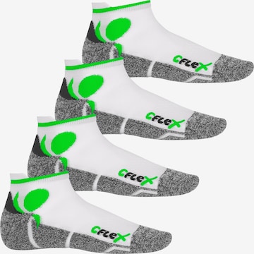 cflex Athletic Socks 'Running' in Green: front