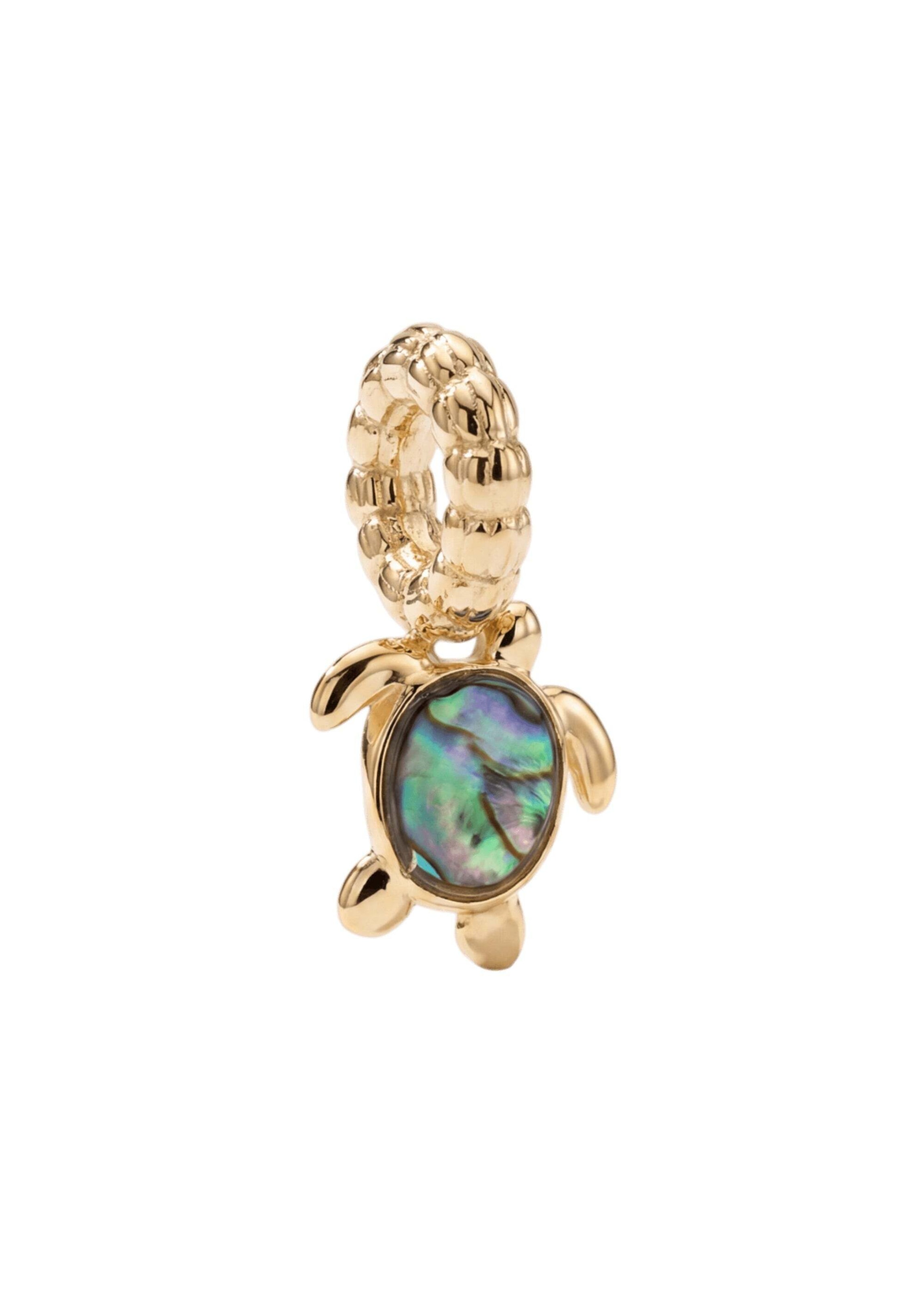 Pendentif 'Abalone Turtle' PURELEI en or : devant