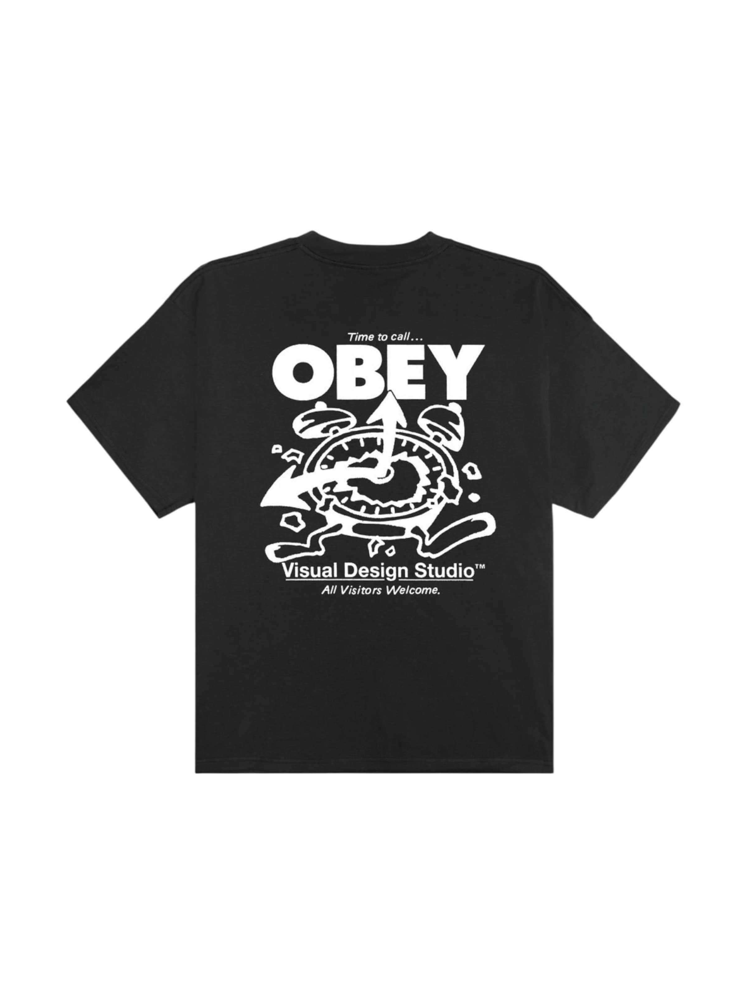 Obey Shirt in Zwart