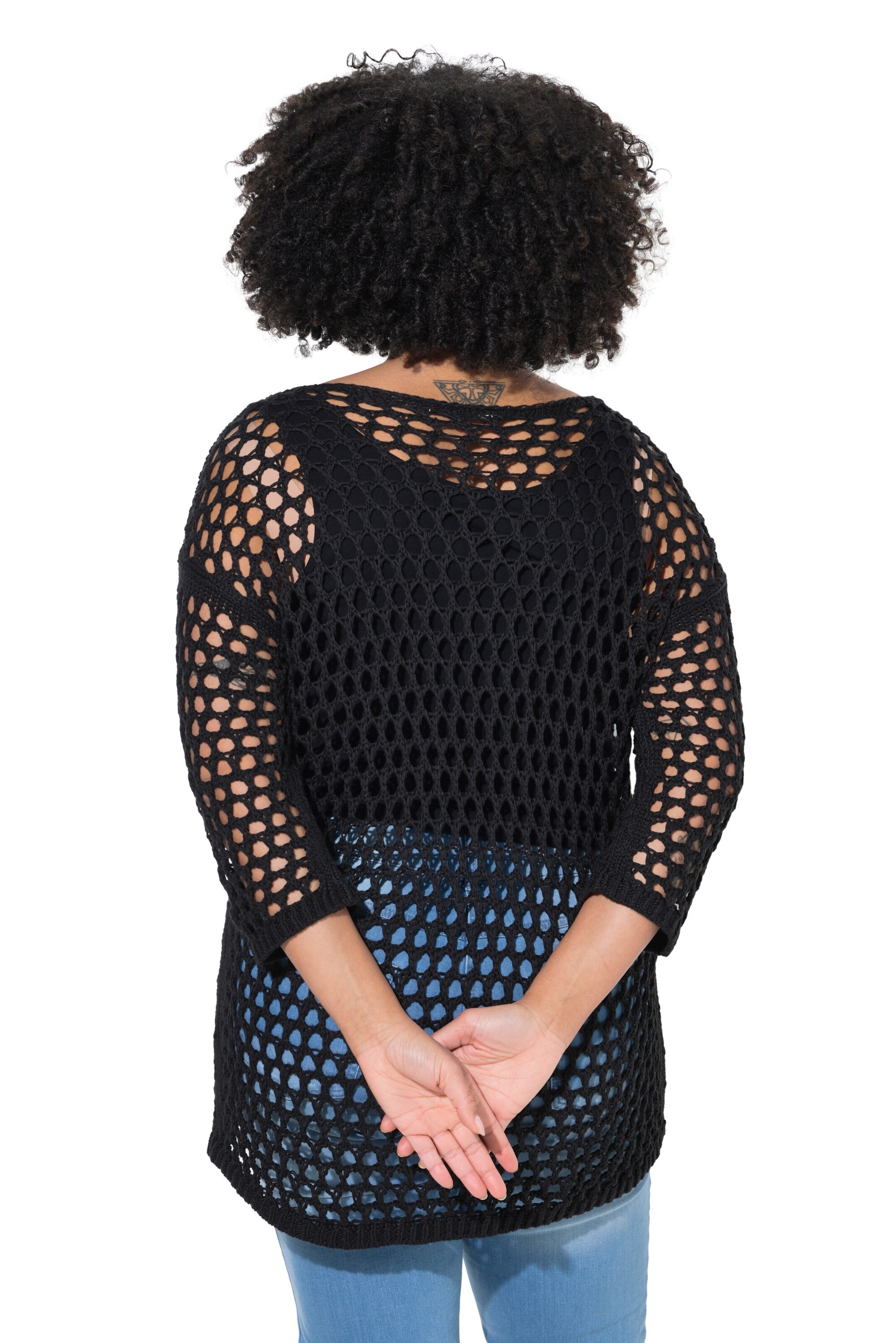 Angel of Style Pullover in Schwarz