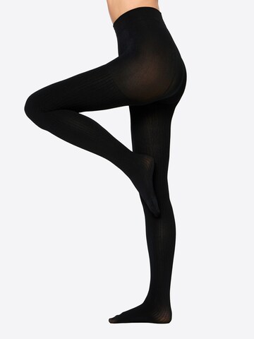 Nur Die Fijne panty ' Wohlig-Warm ' in Zwart