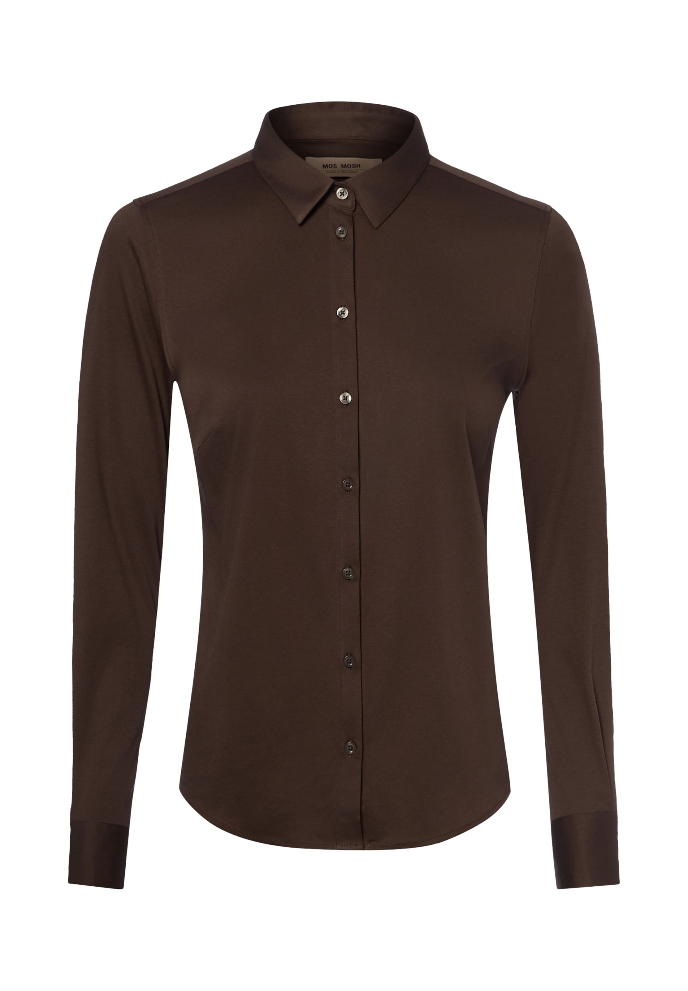MOS MOSH - Blusa 'Tina' en marrón: frente