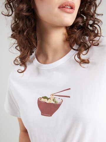Abercrombie & Fitch Shirt 'RAMEN' in Wit
