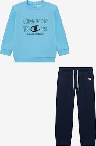 Champion Authentic Athletic Apparel Jogginganzug in Blau: Vorderseite