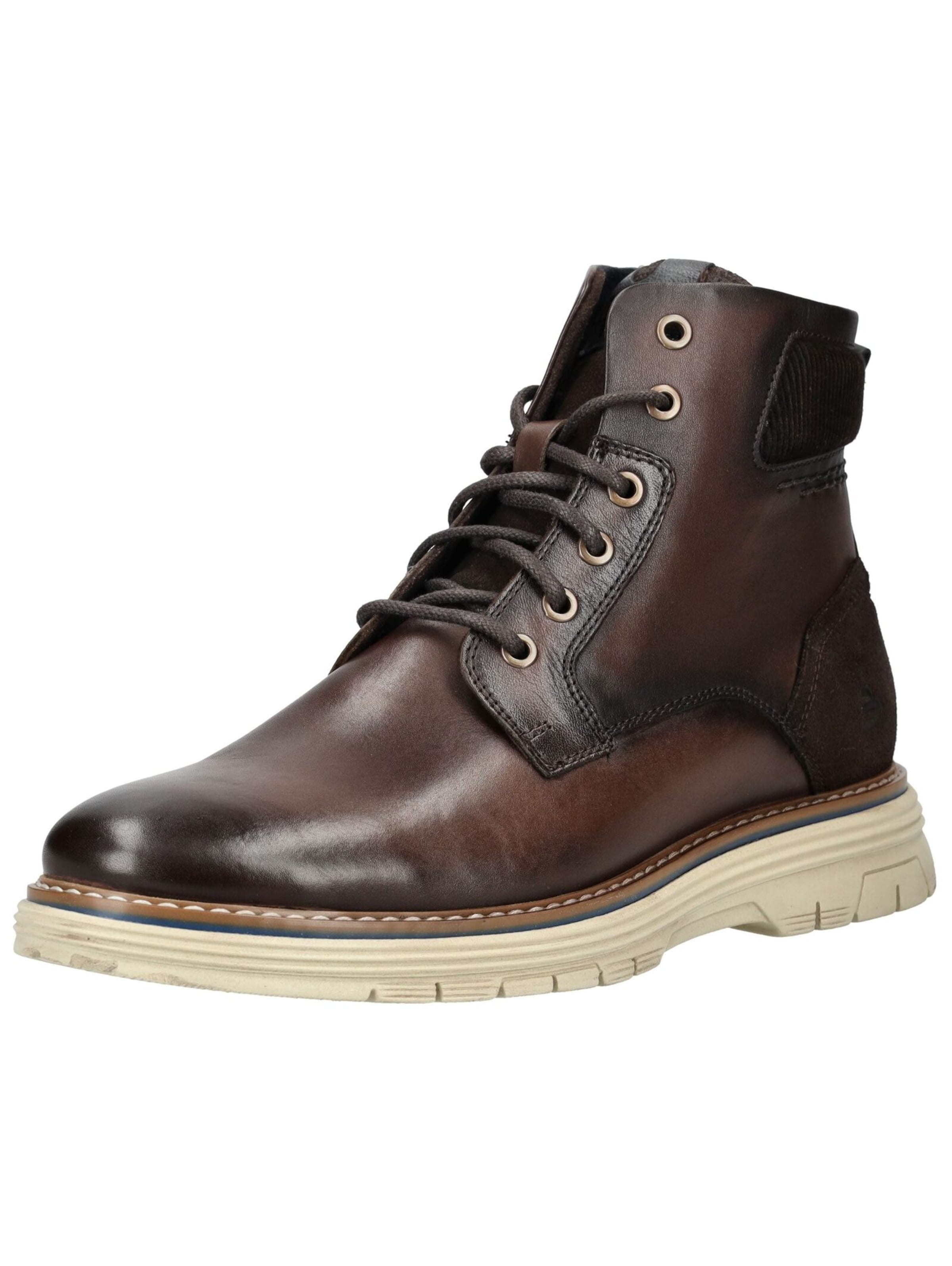 BULLBOXER Lace-up boots in Brown: front