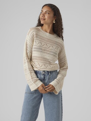 VERO MODA Pullover 'LAMAR' in Beige: Vorderseite