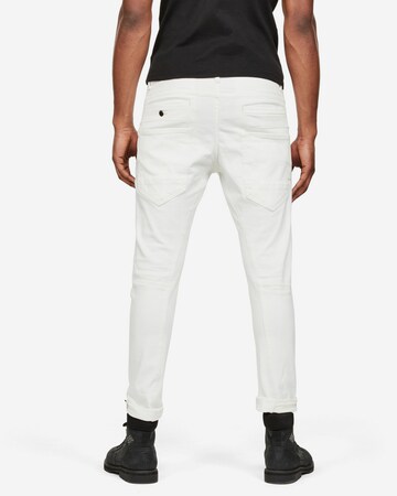 G-Star RAW Slimfit Jeans 'D-Staq' in Weiß