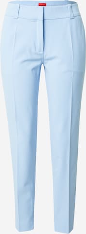 mėlyna HUGO Kelnės su kantu 'Hetana-1': priekis