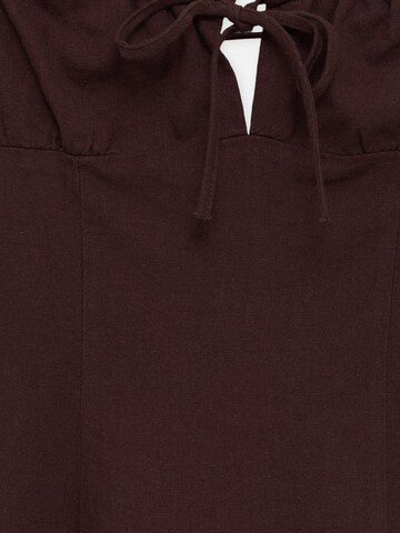 Pull&Bear Obleka | rjava barva