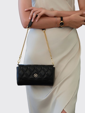 Victoria Hyde Schoudertas 'Pearl Bag' in Zwart: voorkant
