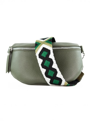 lePelou - Riñonera 'JUNA small' en verde: frente