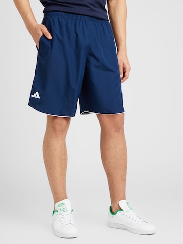 ADIDAS PERFORMANCE Loosefit Sportbroek 'Club' in Blauw: voorkant