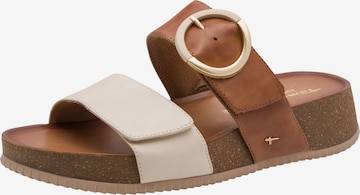 Tamaris Mule in Beige: front