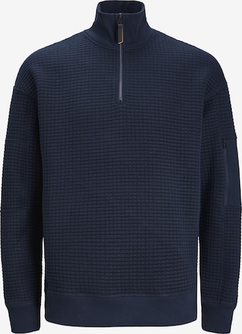 Sweat-shirt JACK & JONES en bleu : devant