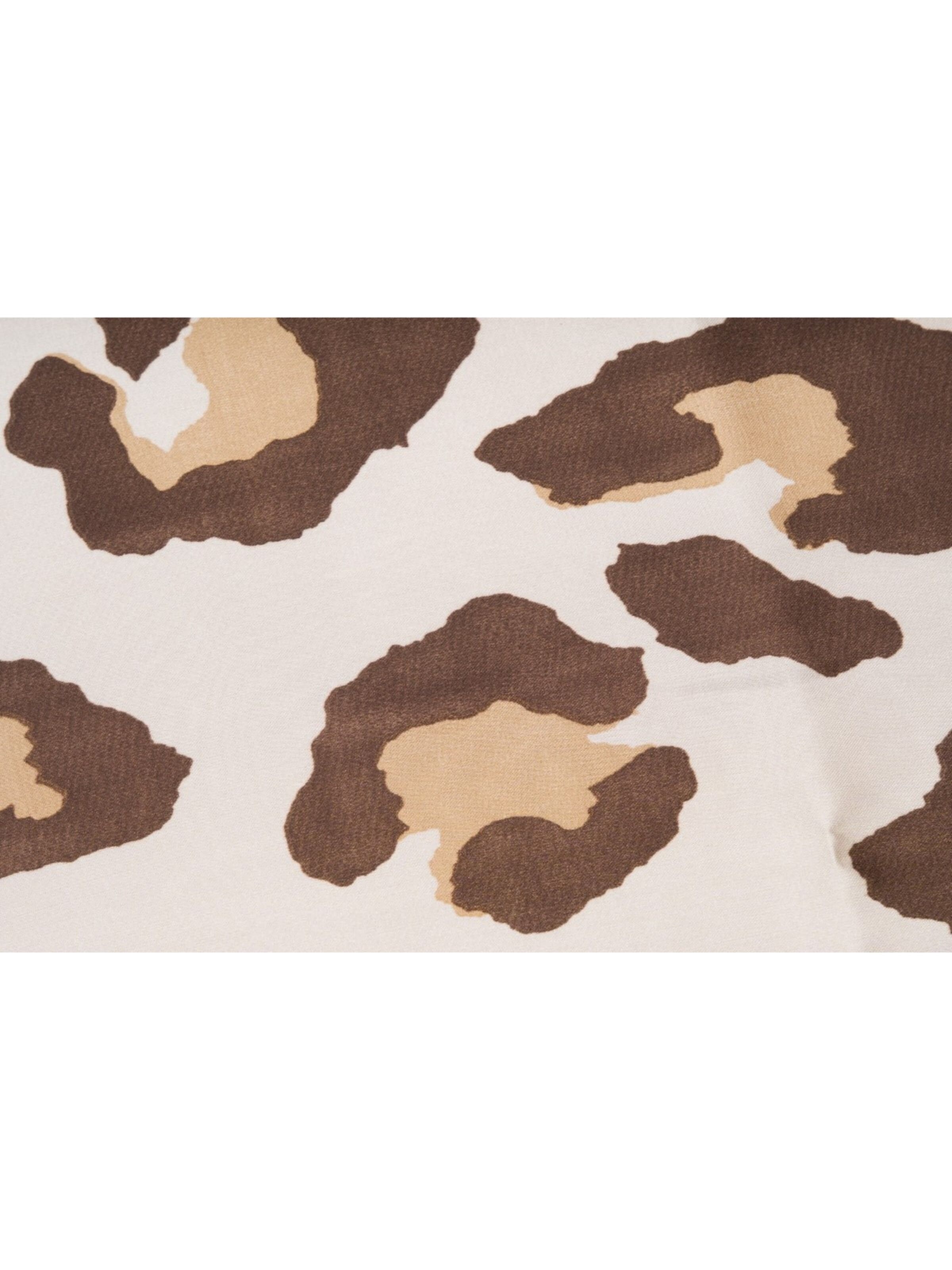 styleBREAKER Tuch 'Halstuch mit Leoparden Muster'‌‌ in Beige