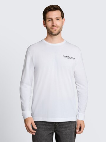 TOM TAILOR Shirt in Weiß: Vorderseite