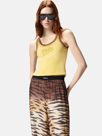 PINKO Topp 'Cosmopolitan' i gul: framsida