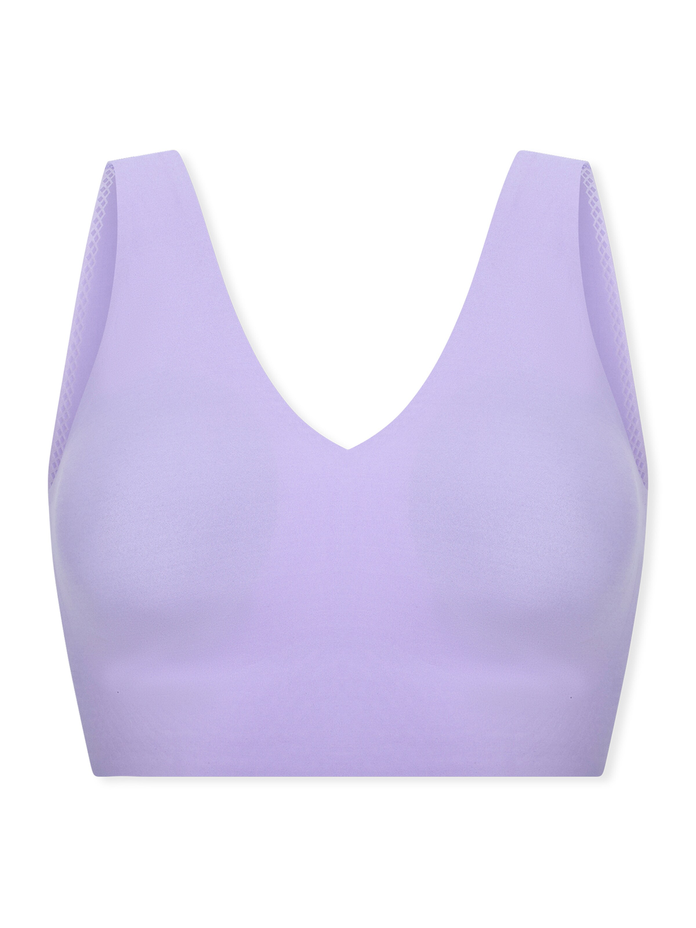 SCHIESSER BH ' Invisible Soft ' in Lila: voorkant