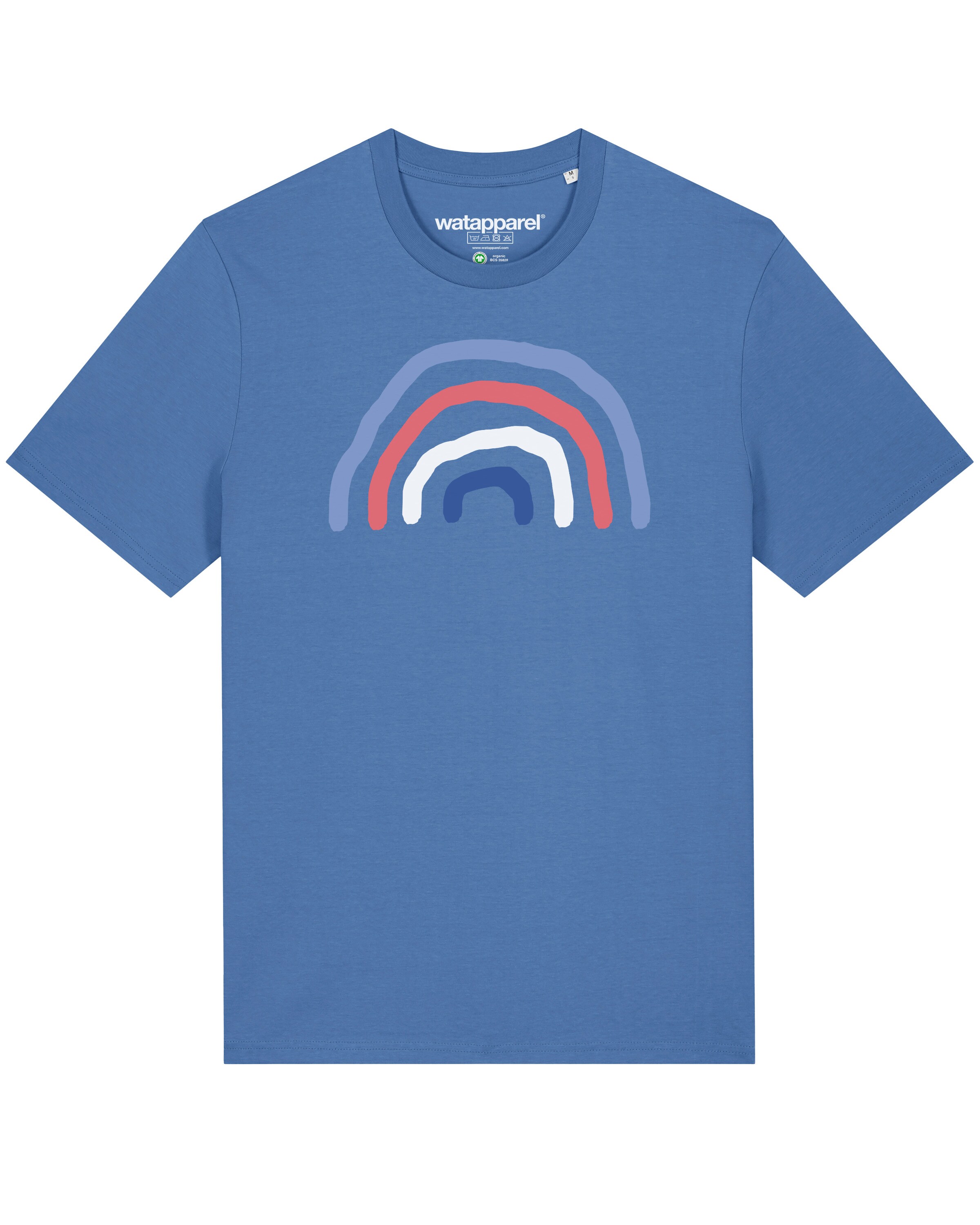 T-Shirt ' Regenbogen ' Watapparel en bleu : devant