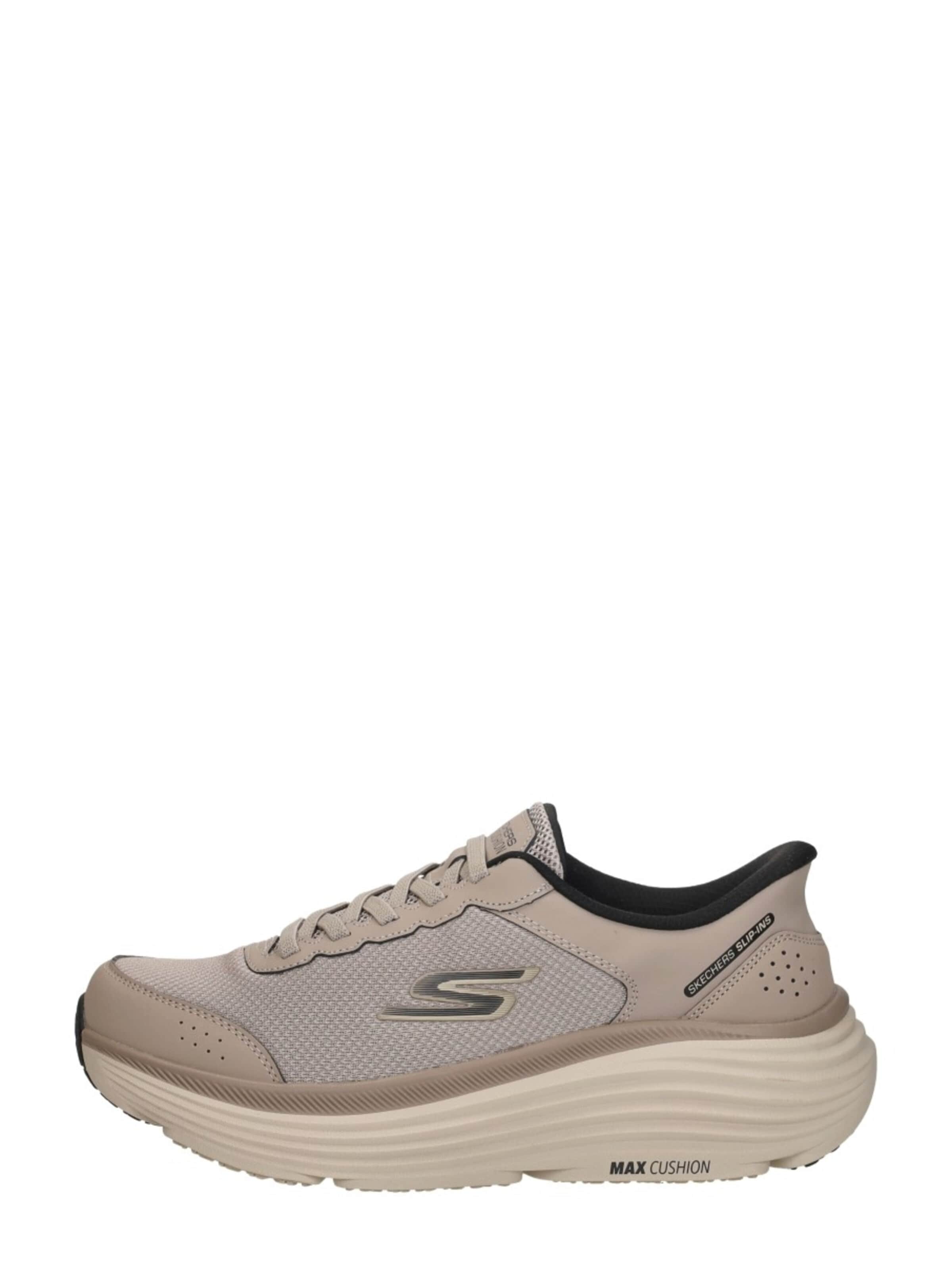 SKECHERS Platform trainers 'Slip-Ins: Max Cushionin' in Beige: front