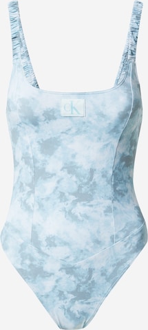 Calvin Klein Swimwear Swimsuit in Blue: front
