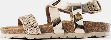 Bayton Sandale 'Enyo' in Gold: Vorderseite